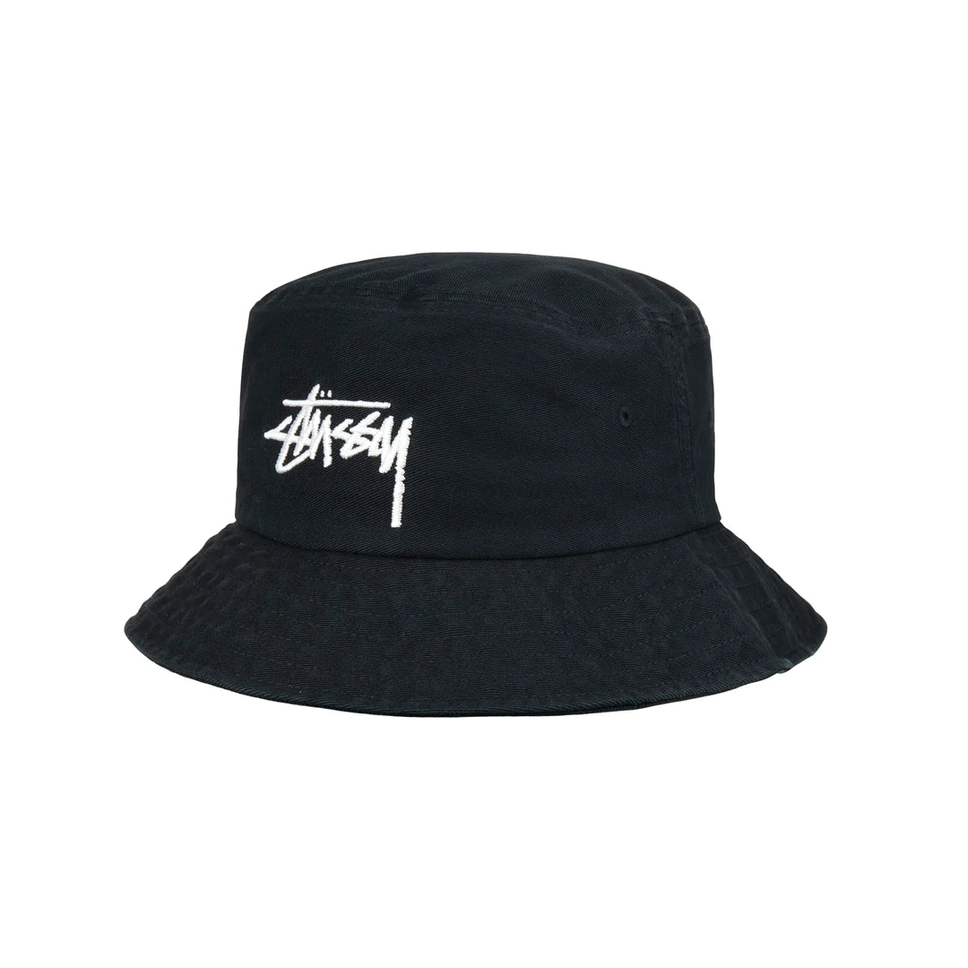 Stüssy Big Stock Bucket Hat Black