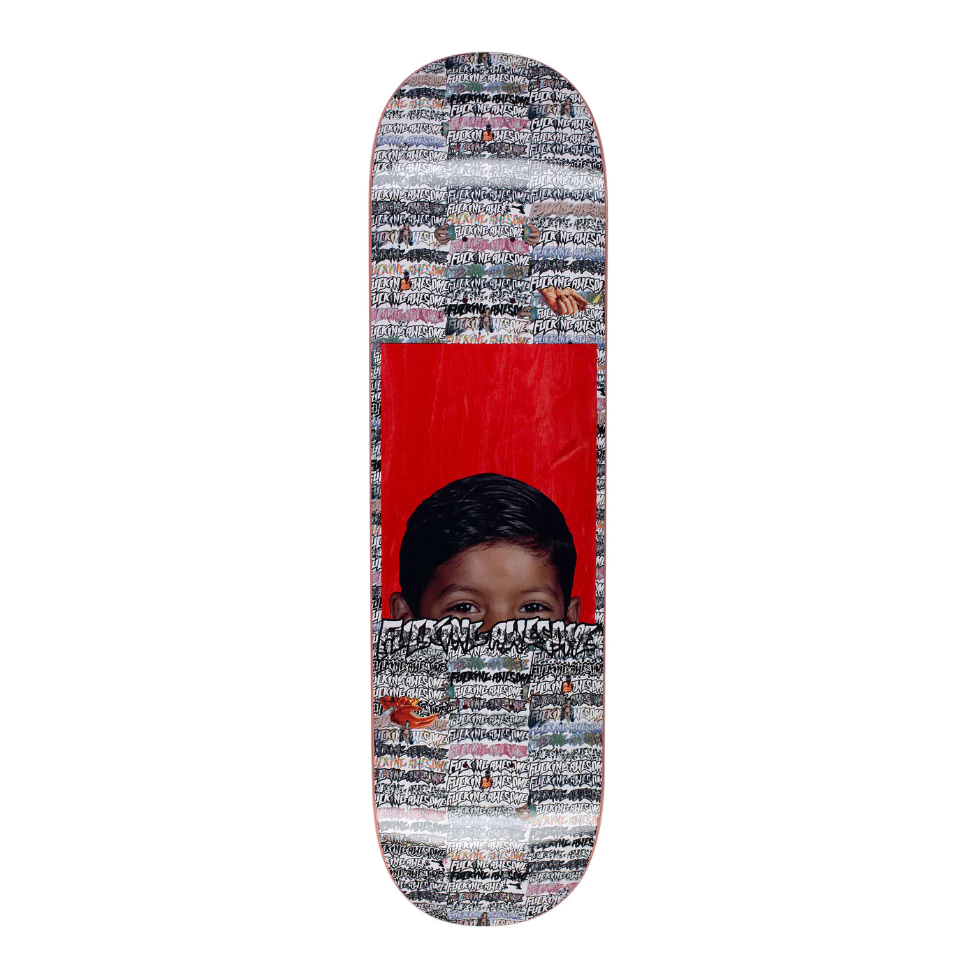 LV Super Red Skate Deck 87x22 cm