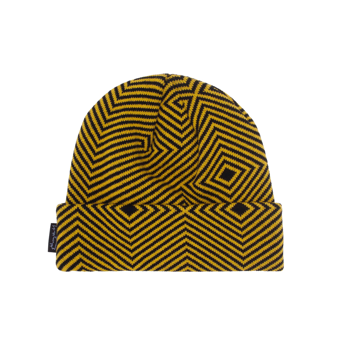 Fucking Awesome Hurt Your Eyes Beanie Mustard