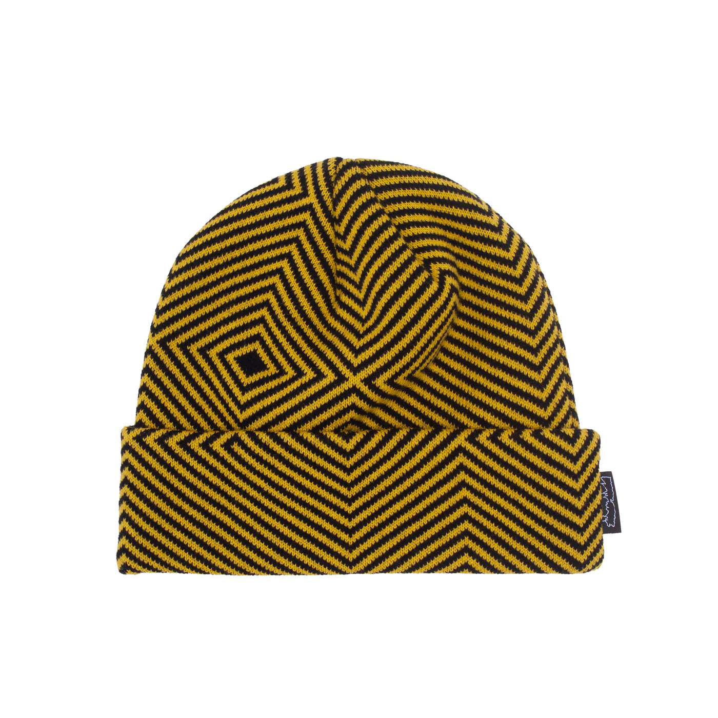 Fucking Awesome Hurt Your Eyes Beanie Mustard