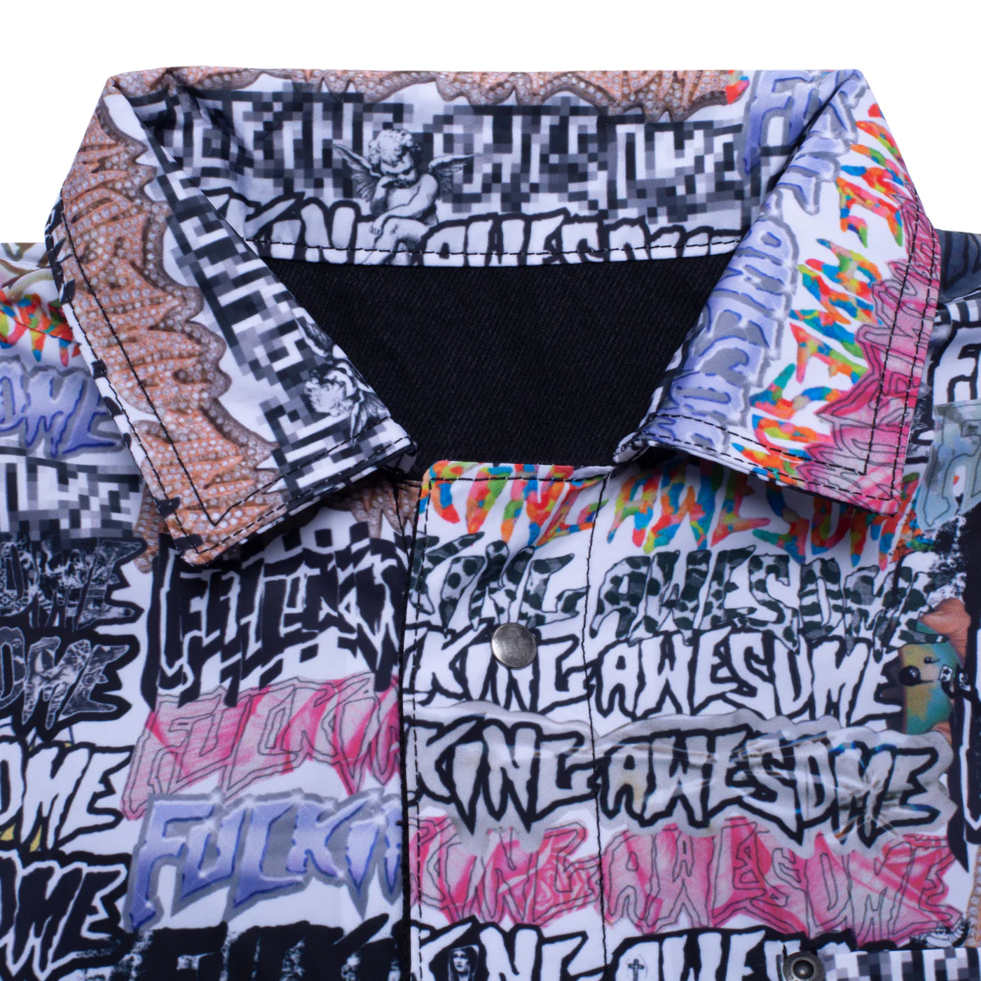 Fucking Awesome Reversible Chore Jacket Denim/Aop