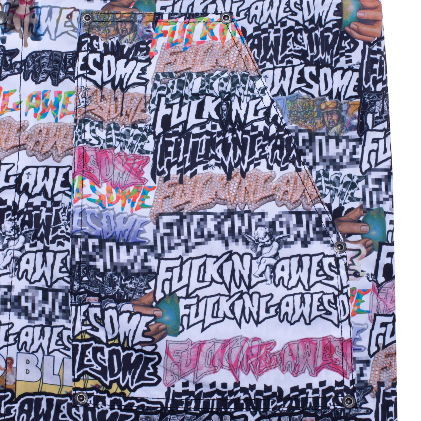 Fucking Awesome Reversible Chore Jacket Denim/Aop