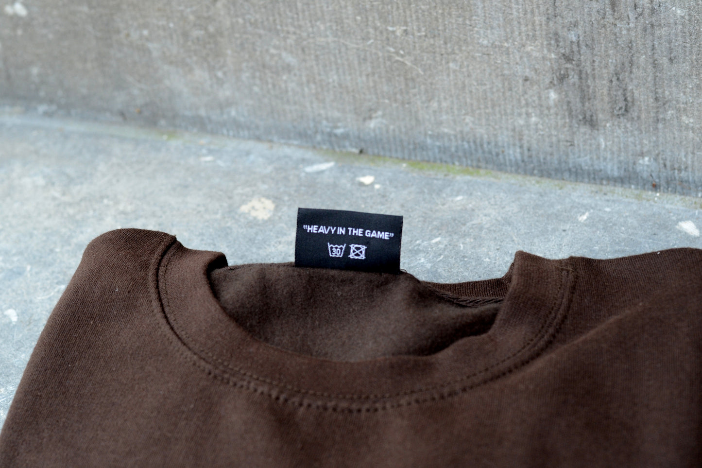 Sparky EMB Logo Crewneck Hot Chocolate/Beige