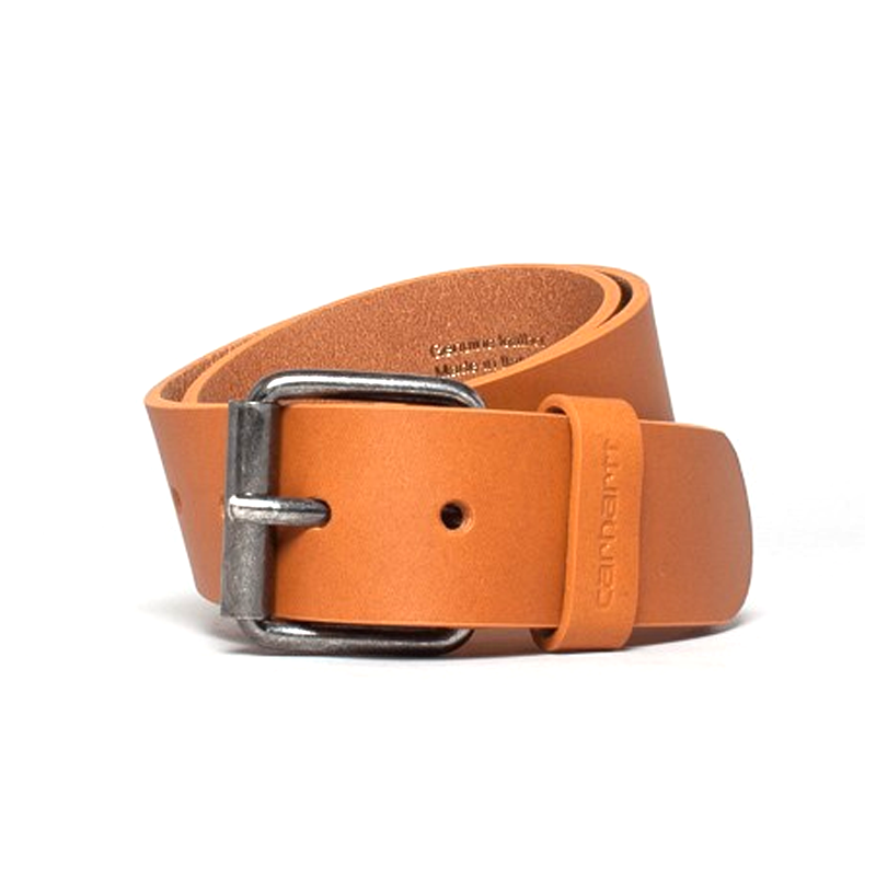 Carhartt WIP Script Belt Buckskin/Silver