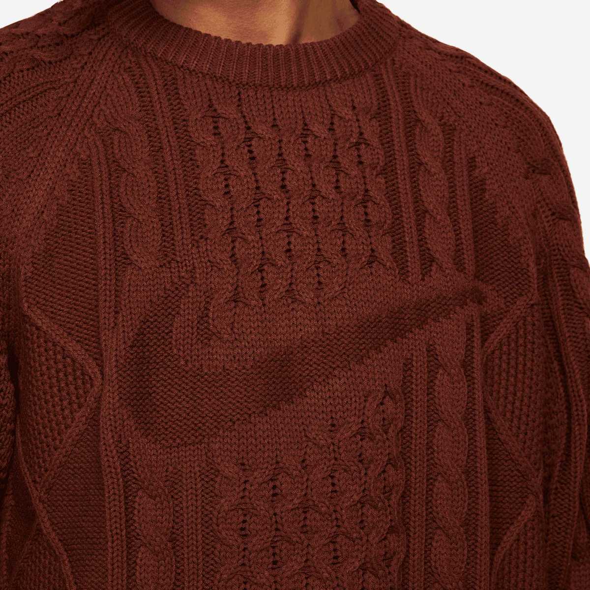 Nike SB Life Crewneck Sweater Oxen Brown