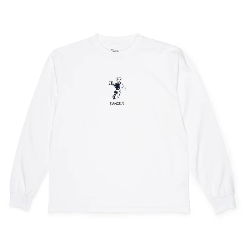 Dancer D6 OG Logo Longsleeve T-Shirt White