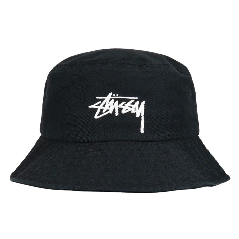 Stüssy Big Stock Bucket Hat Black