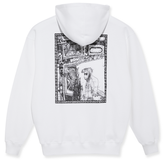 Polar Gorilla King Hoodie White