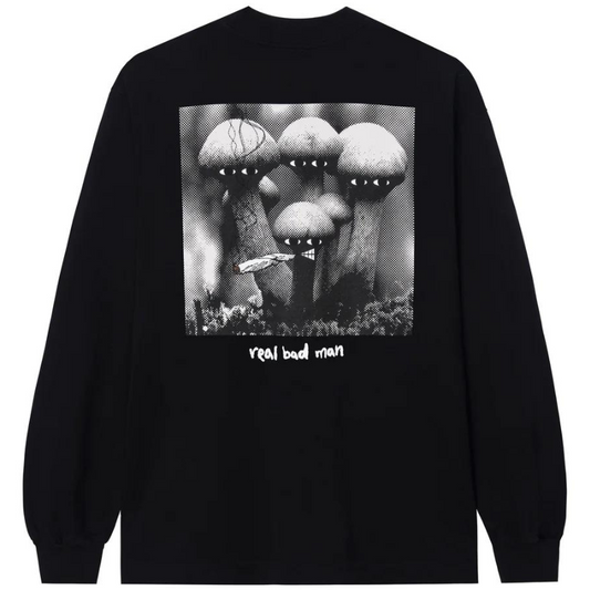 Real Bad Man Shroomergang Longsleeve T-Shirt Black