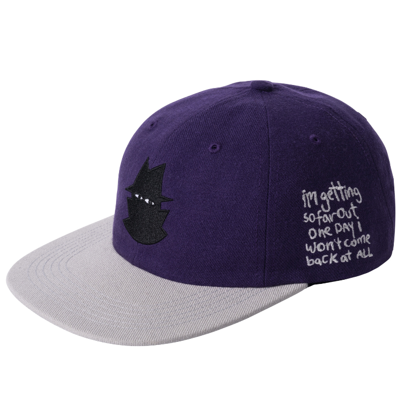 Real Bad Man So Far Out 6 Panel Cap Purple/Gray