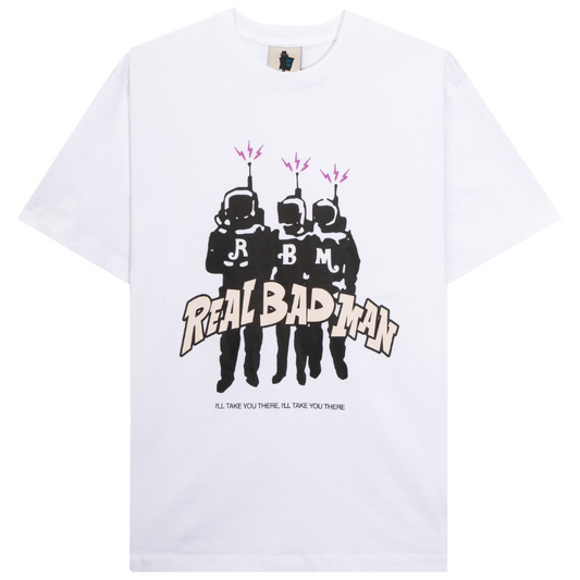 Real Bad Man Slight Disorder Ss T-Shirt White