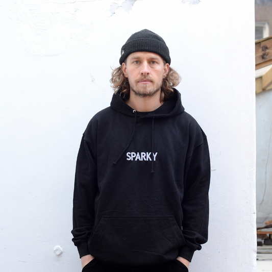 Sparky EMB Logo Hoodie Black/Grey