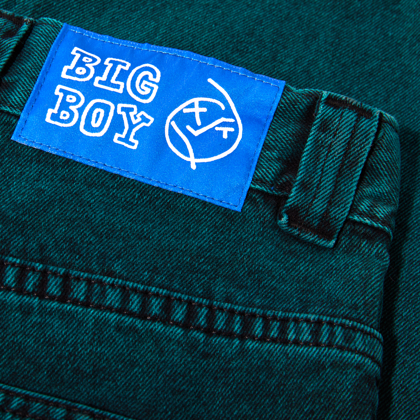Polar Big Boy Jeans Teal Black