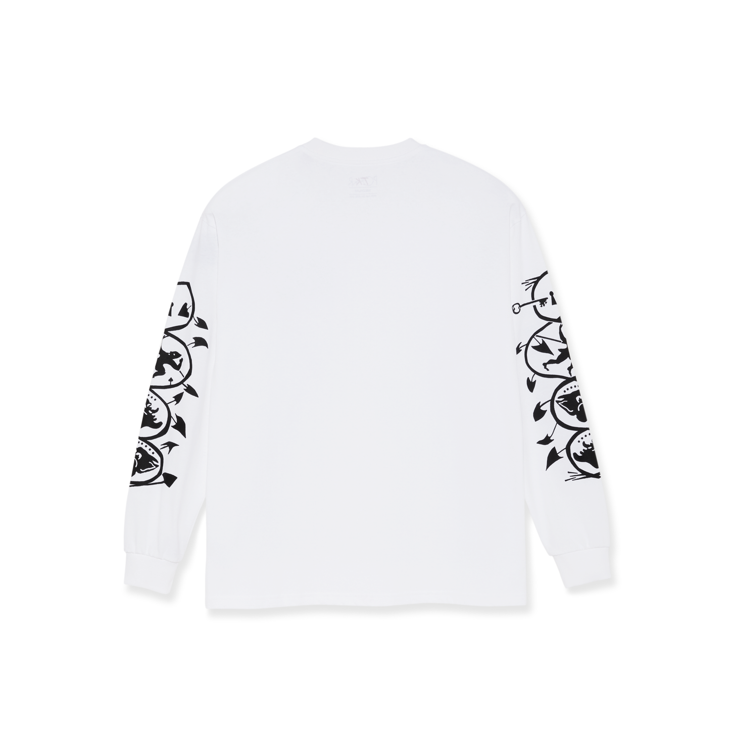 Polar Spiral Longsleeve T-shirt White