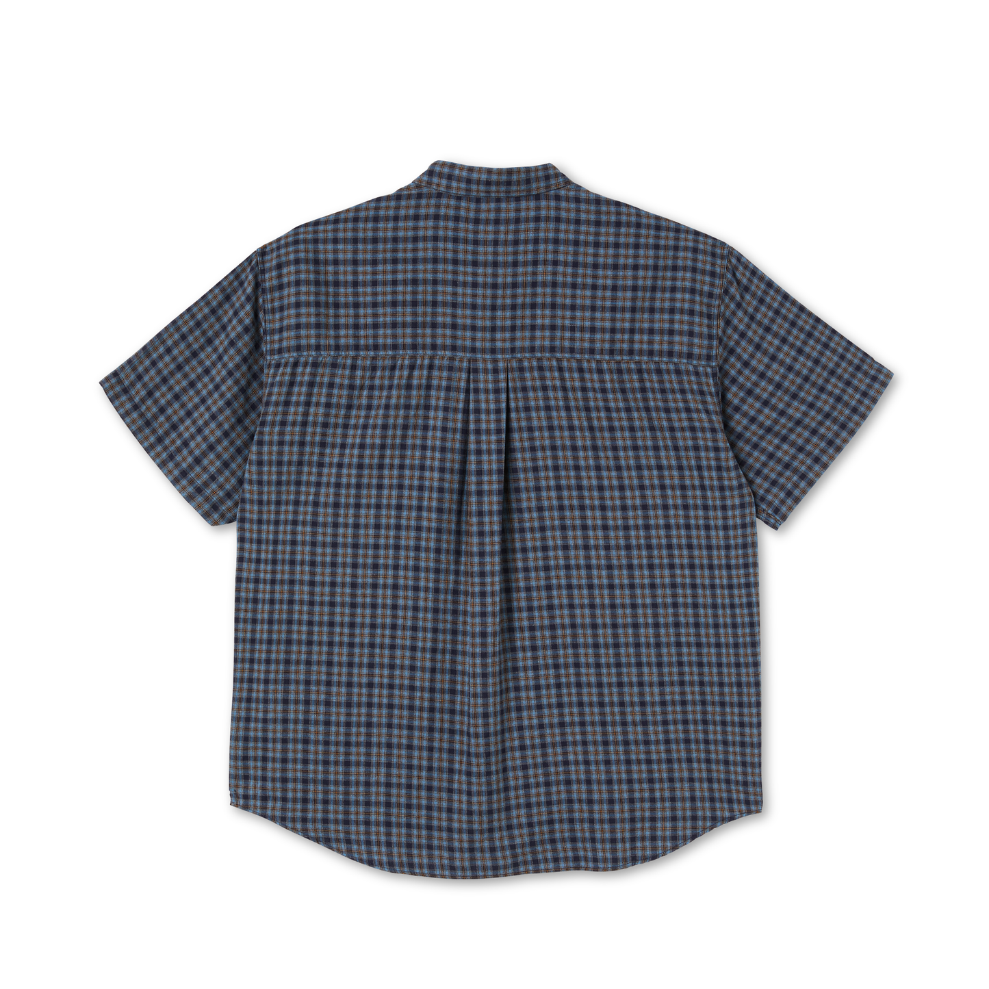 Polar Mitchell Flannel Shirt Blue Brown