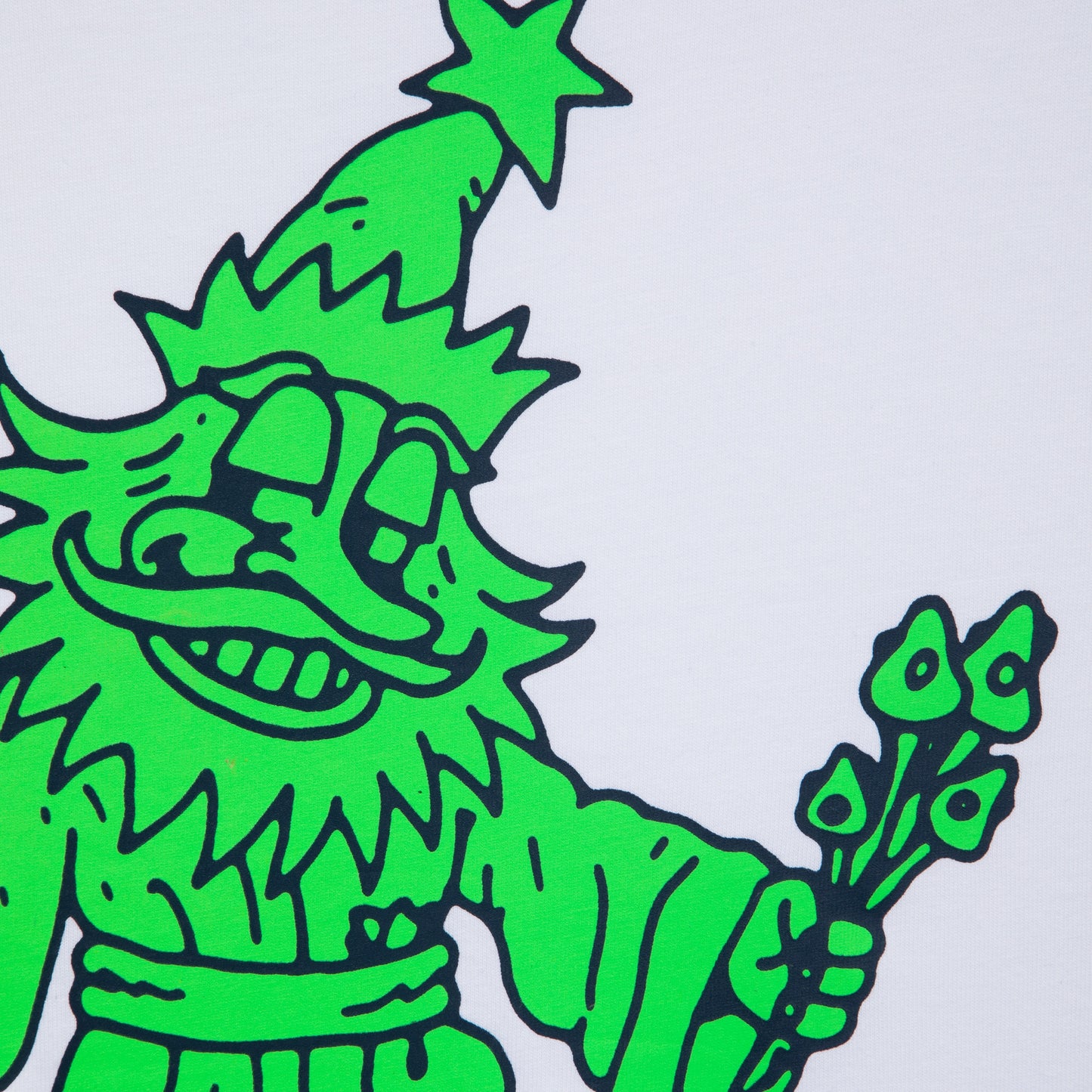 Real Bad Man Hallucinogenic Wiz Longsleeve T-Shirt White