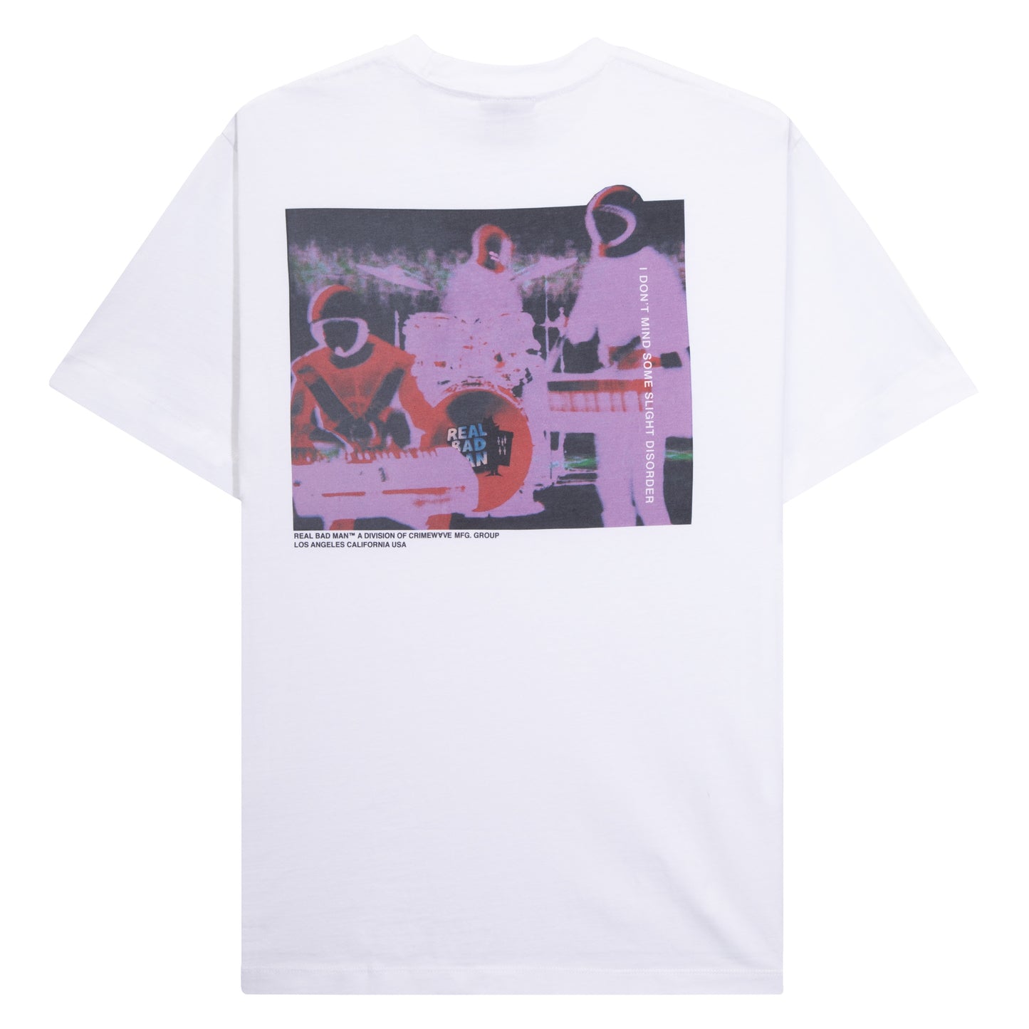 Real Bad Man Slight Disorder Ss T-Shirt White