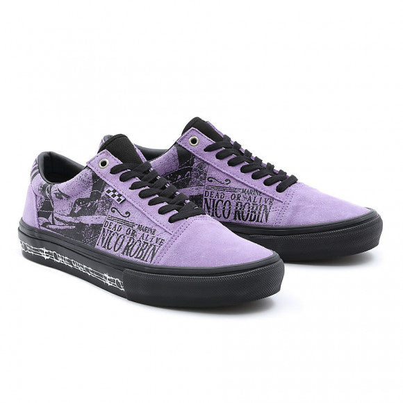 Vans Skate Old Skool One Piece Wanted Nico Robin Purple