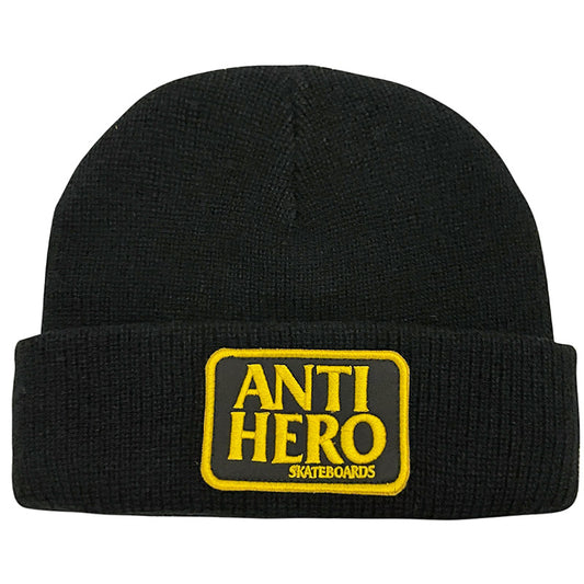 Anti Hero Reserve Patch Cuff Beanie Black