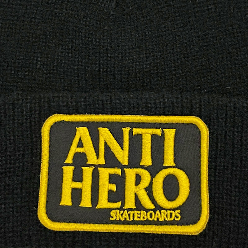Anti Hero Reserve Patch Cuff Beanie Black