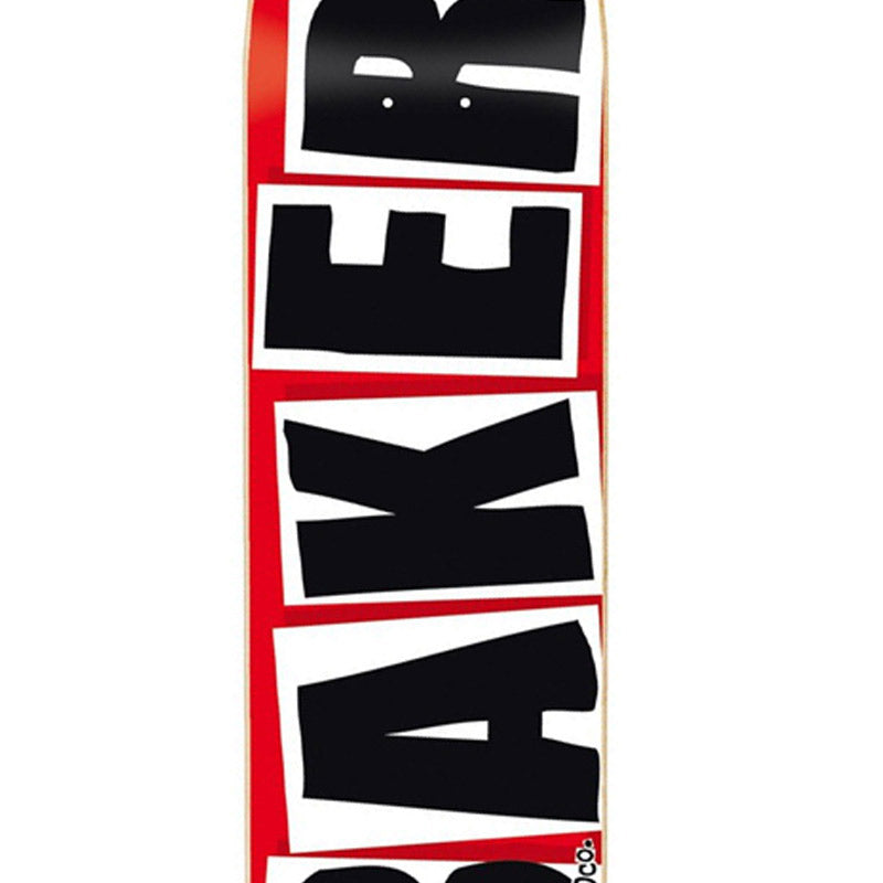 Baker Brand Logo Black Skateboard Deck 8.3875
