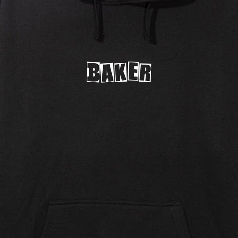 Baker Brand Logo Pullover Hoodie Black