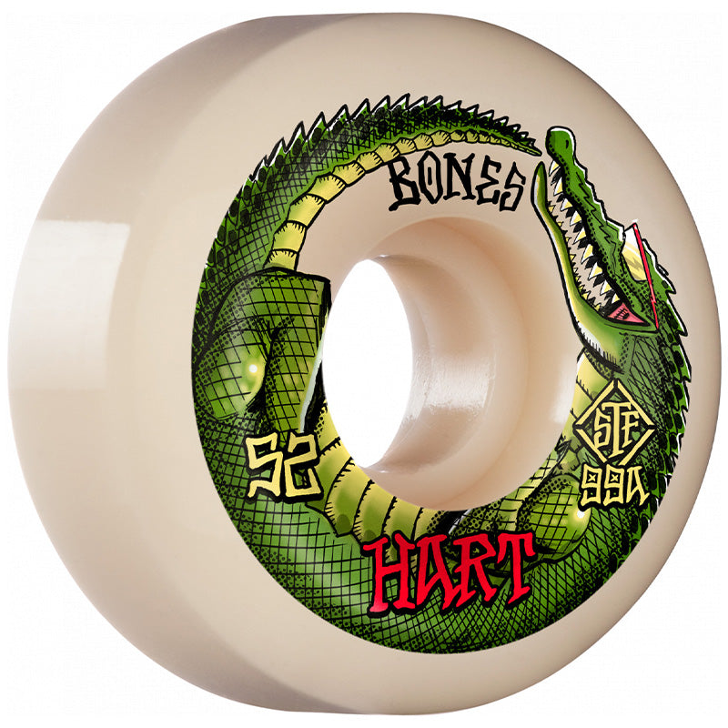 Bones STF Hart Speed Gator Sidecut Wheels V5 99A 52mm