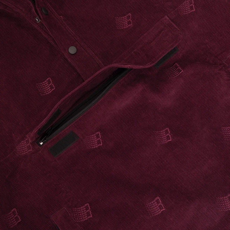 BRONZE 56K Allover Embroidered Anorak Maroon