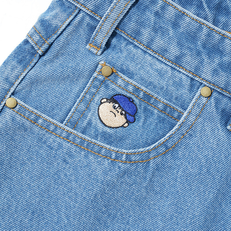Butter Goods Santosuosso Denim Pants (Baggiest) Washed Indigo