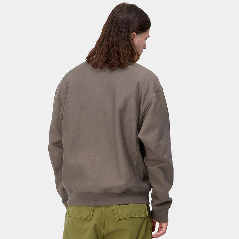 Carhartt WIP American Script Crewneck Sweater Teide