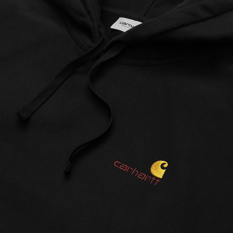Carhartt WIP American Script Hooded Sweater Black