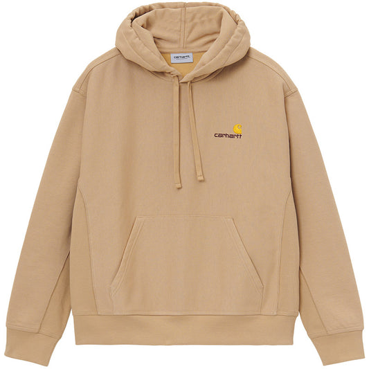 Carhartt WIP American Script Hoodie Dusty H Brown