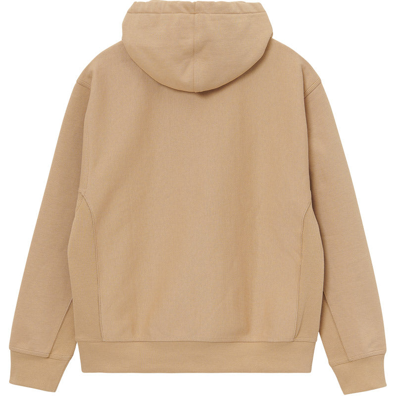 Carhartt WIP American Script Hoodie Dusty H Brown