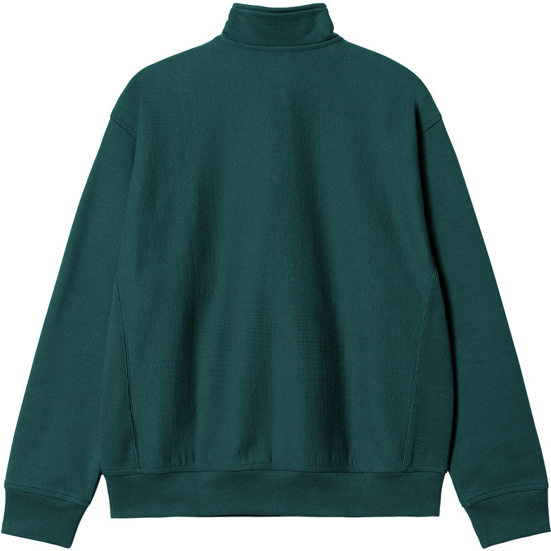 Carhartt WIP American Script Half Zip Sweater Botanic