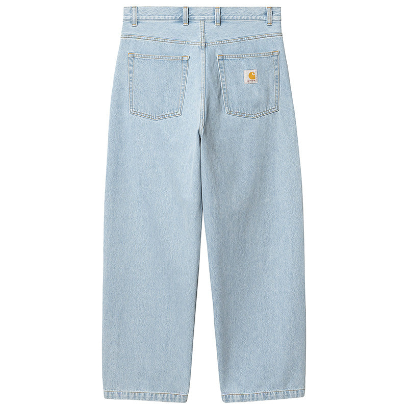 Carhartt WIP Brandon Pant Blue Heavy Stone Bleached