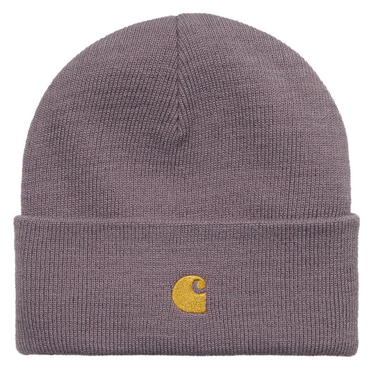 Carhartt WIP Chase Beanie Misty Thistle/Gold