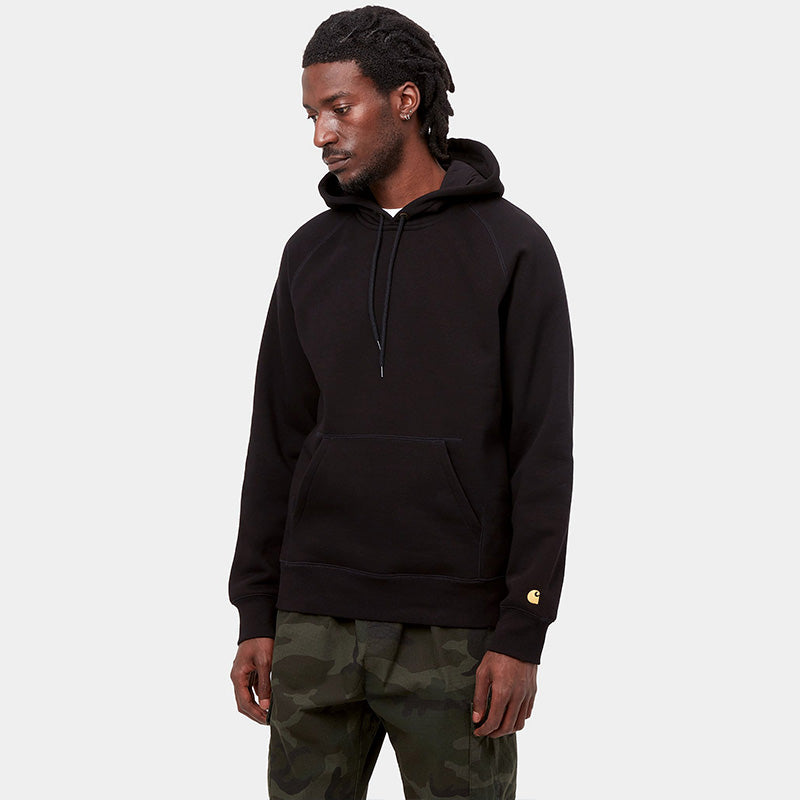 Carhartt WIP Chase Hoodie Black/Gold