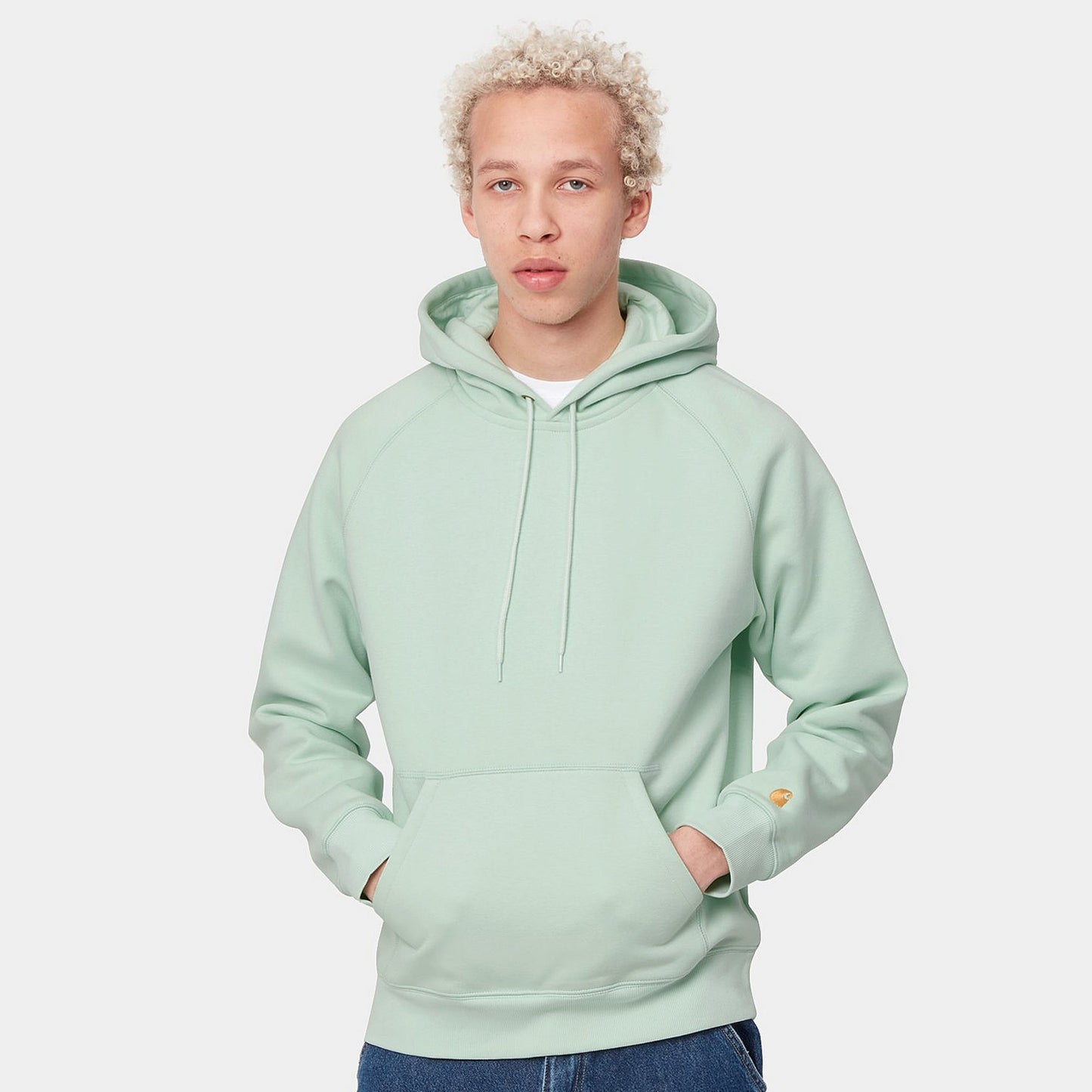 Carhartt WIP Chase Hoodie Pale Spearmint/Gold