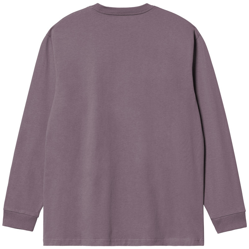 Carhartt WIP Chase Longsleeve T-Shirt Misty Thistle/Gold