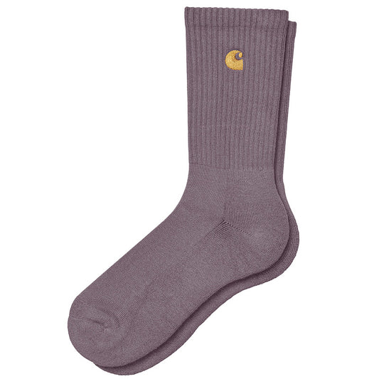 Carhartt WIP Chase Socks Misty Thistle/Gold