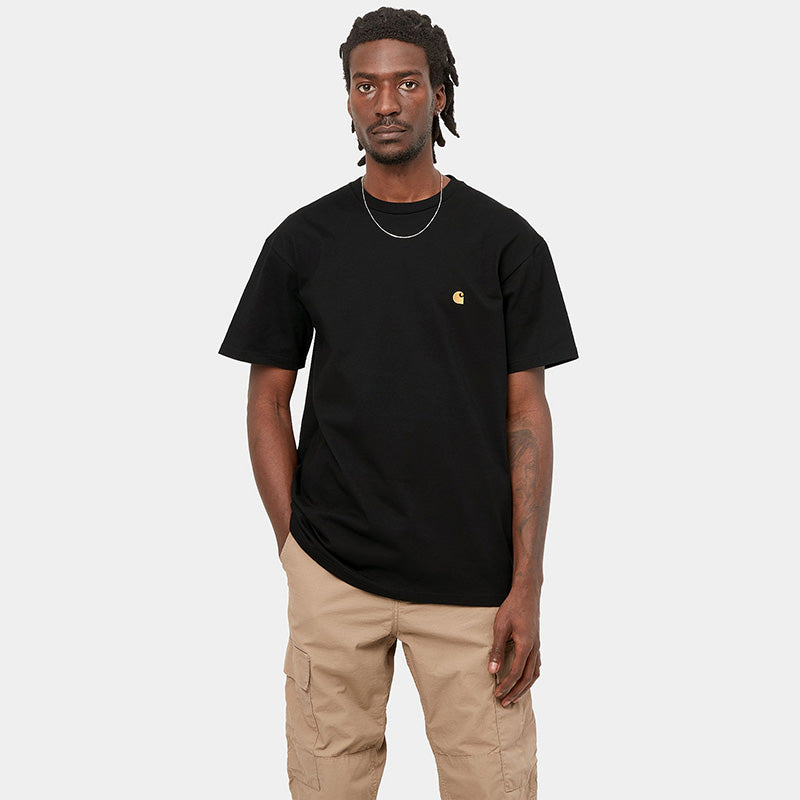 Carhartt WIP Chase T-Shirt Black/Gold