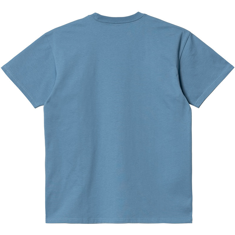 Carhartt WIP Chase T-Shirt Icy Water/Gold