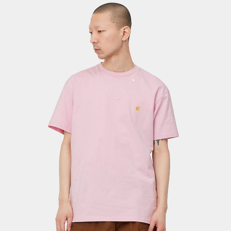 Carhartt WIP Chase T-Shirt Pale Quartz/Gold