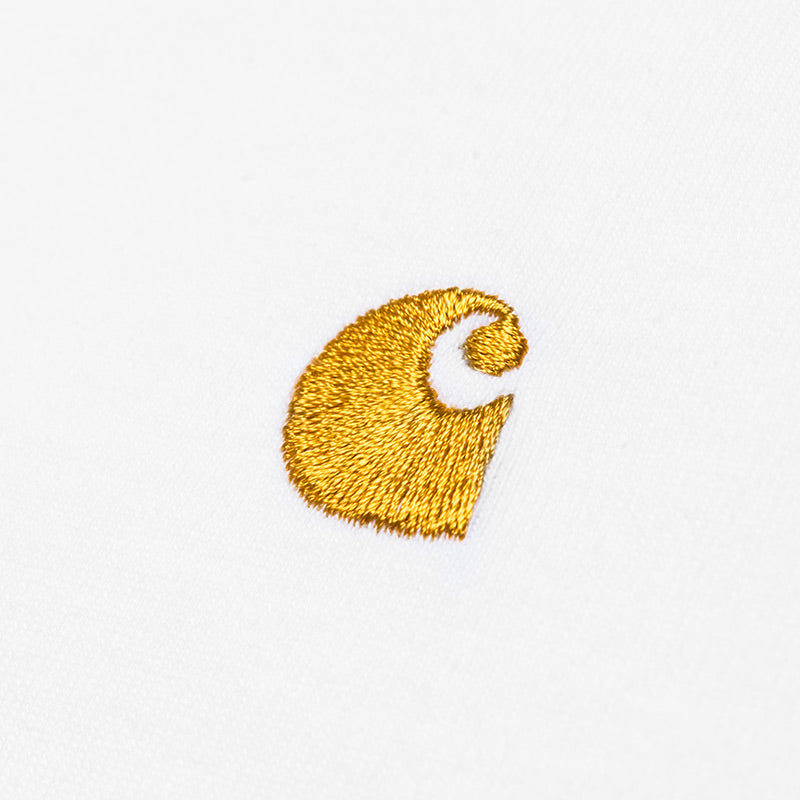 Carhartt WIP Chase T-Shirt White/Gold