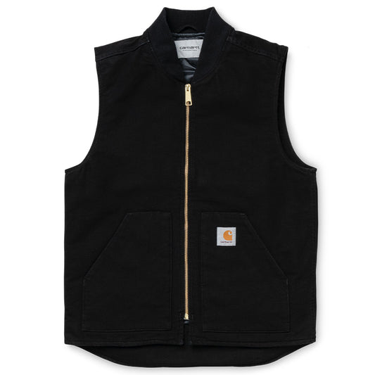 Carhartt WIP Classic Vest Black Rinsed