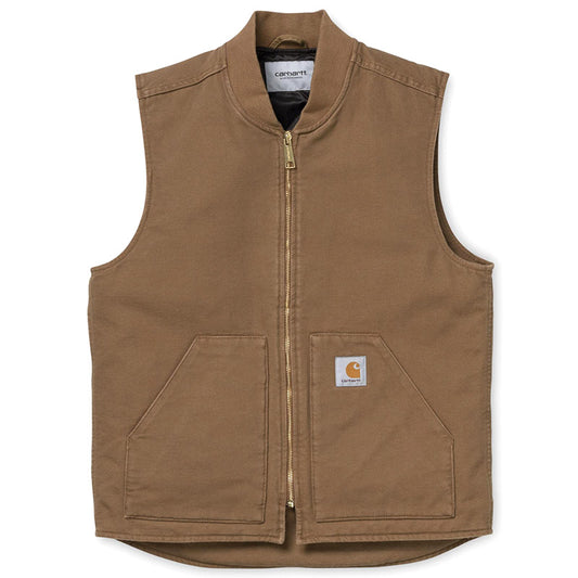 Carhartt WIP Classic Vest Hamilton Brown Rinsed