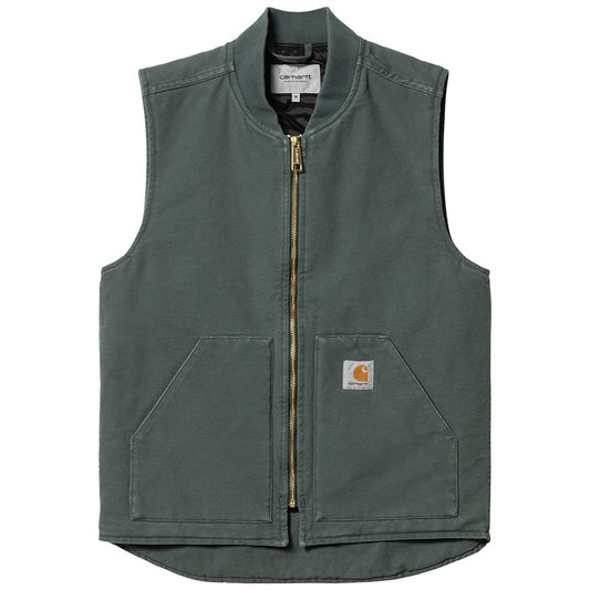 Carhartt WIP Classic Vest Hemlock Green Rinsed
