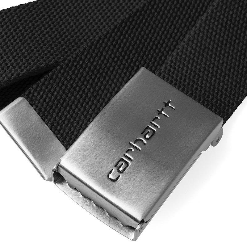 Carhartt WIP Clip Belt Chrome Black