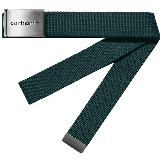 Carhartt WIP Clip Belt Chrome Botanic