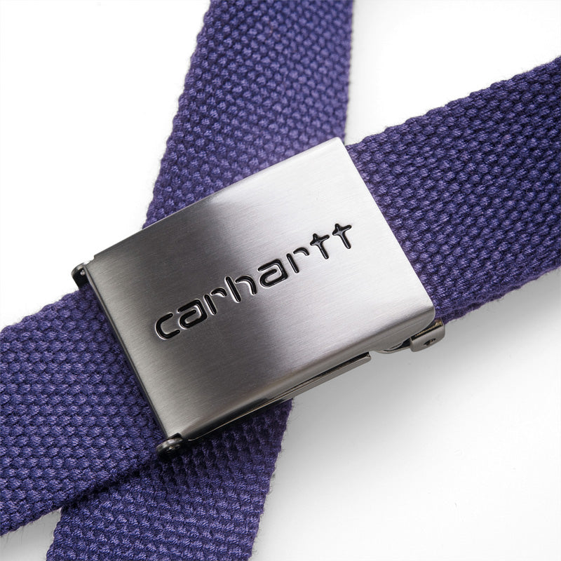 Carhartt WIP Clip Chrome Belt Razzmic